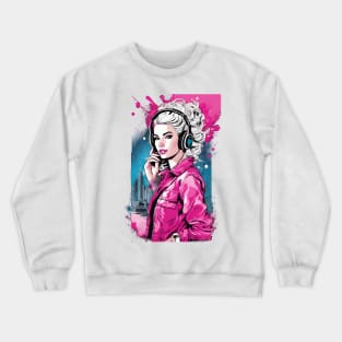 Barbenheimer 2023 girl 1 Crewneck Sweatshirt